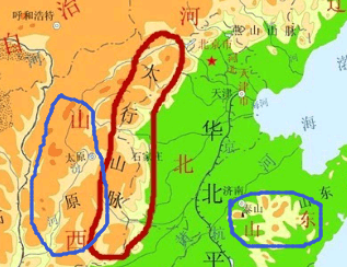 山东省山西省的山指的是什么山,山东省山西省的山指的是什么山图1