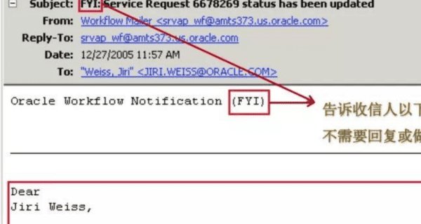邮件内容fyi什么意思,邮件里fyi是什么意思中文翻译图3