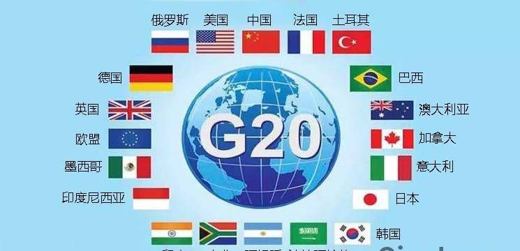 G20是哪几个国家,g20成员国包括哪些国家