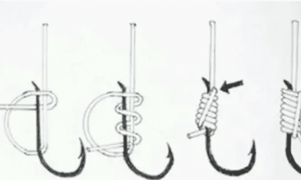 管付鱼钩的绑法技巧,怎样拴鱼线鱼钩图15
