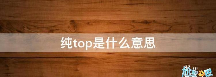 网络上top是什么意思,top的网络用语图1