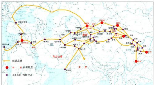 丝绸之路上的城市有哪些,丝绸之路经过哪几个现在的重要城市和国家图9