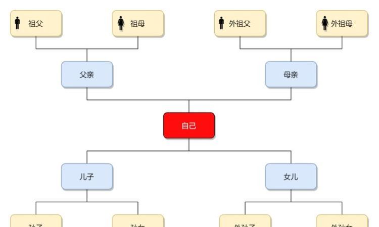 三代以内亲属包括哪些,三代直系亲属关系一览表图3