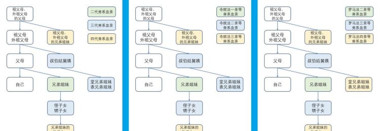 三代以内亲属包括哪些,三代直系亲属关系一览表图4