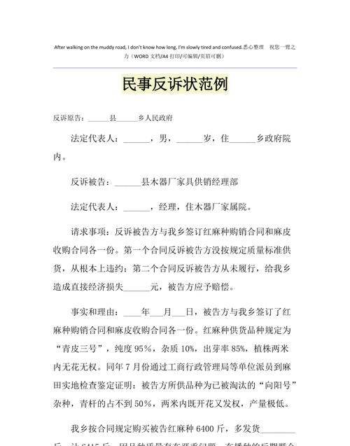 提出民事诉讼反诉的时间是什么,反诉在什么时间内提出异议