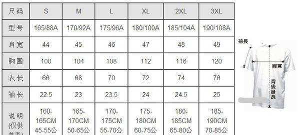 衣服L和XL的区别,服装尺码mlxl各代表什么意思图4