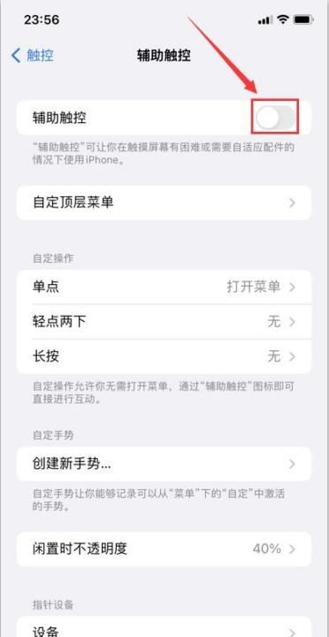 ios的小圆点在哪设置,苹果手机怎么设置小圆点出来图5