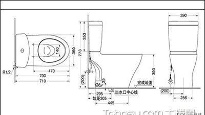 马桶有多高 马桶高度是多少厘米,一般马桶高度多少厘米