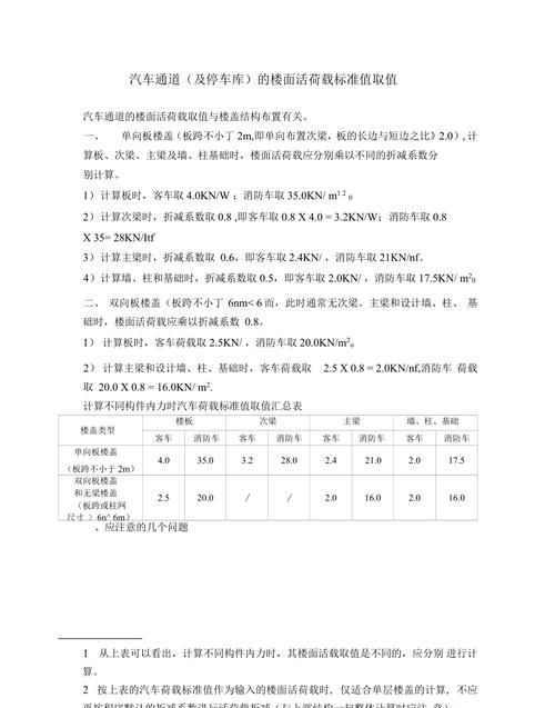 活荷载附加标准值,楼面活荷载标准值计算公式图2