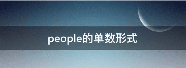 people可数,people 可数么讲解图4