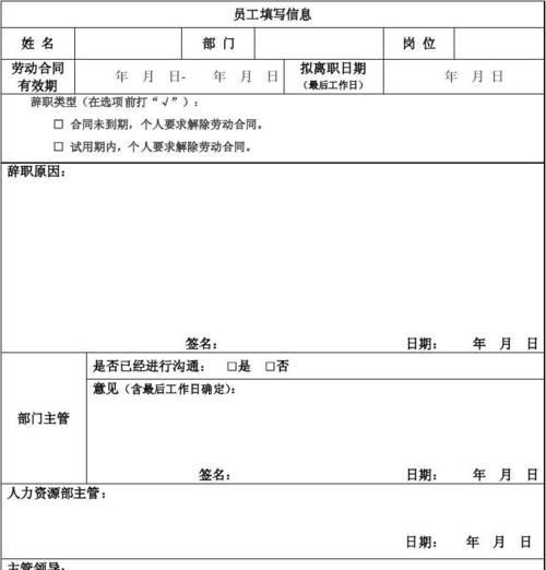 劳动者离职需要办理哪些手续,辞职需要办理哪些手续辞职应注意什么问题图2