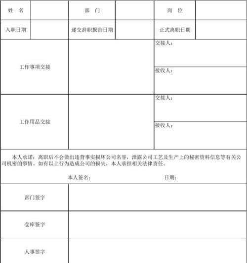 劳动者离职需要办理哪些手续,辞职需要办理哪些手续辞职应注意什么问题图4